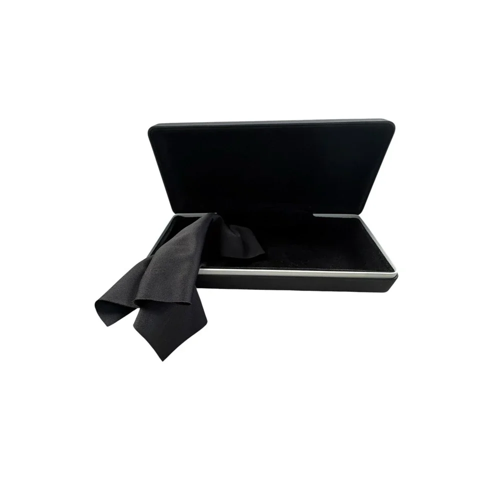 Givenchy Paris Black Hard Shell Eyeglasses Sunglasses Case w/ Cloth